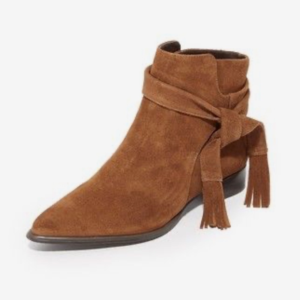 Schutz brown suede ankle boots size 37